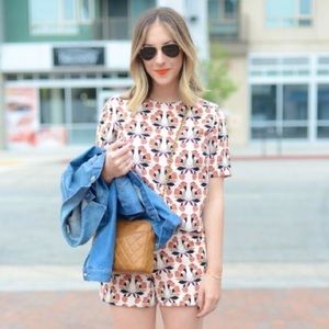 Zara printed crop top